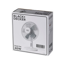 Black &amp; Decker BXEFD40E buitinis ventiliatorius Baltas