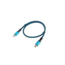 Lanberg CA-CMCM-45CU-0005-BK USB cable 0.5 m USB4 Gen 2x2 USB C Black, Blue