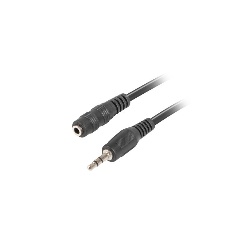 Lanberg CA-MJFJ-10CC-0050-BK audio cable 5 m 3.5mm Black