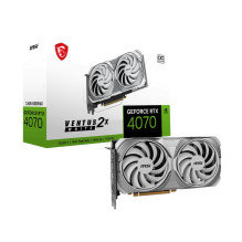 MSI VENTUS GeForce RTX 4070 2X baltas 12G OC NVIDIA 12GB GDDR6X