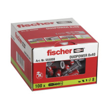 Fischer DUOPOWER 8 x 40 100 pc(s) Expansion anchor 40 mm