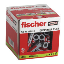 Fischer DUOPOWER 10 x 50 50 pc(s) Expansion anchor 50 mm
