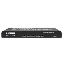 Qoltec 51799 Active HDMI Splitter 4 x HDMI 4K x 2K , 6Gb / s , 60Hz