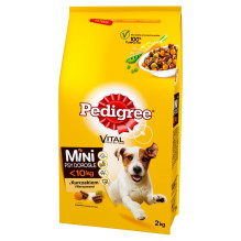PEDIGREE Adult Mini Chicken with vegetables - dry dog food - 2kg