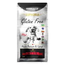 BIOFEED Euphoria Gluten Free Adult medium &amp; large Beef - dry dog food - 12kg