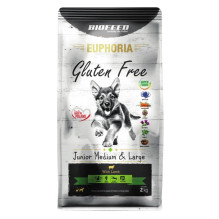 BIOFEED Euphoria Gluten Free Junior medium &amp; large Lamb - dry dog food - 2kg