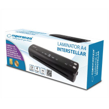 Esperanza A4 Hot / cold laminator 250 mm / min Black