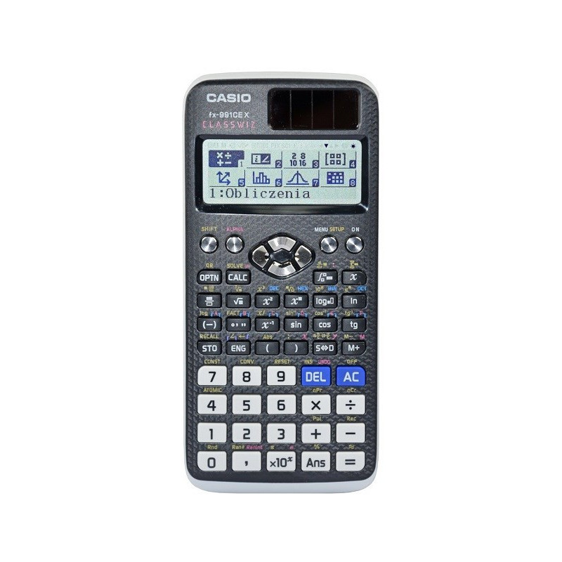 CASIO CALCULATOR SCIENTIFIC FX 991CEX CLASSWIZ BLACK, 12-DIGIT DISPLAY