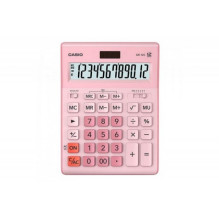 CASIO SKAIČIUOTOJAS GR-12C-PK OFFICE PINK, 12 SKAIČIŲ EKRANAS