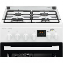 50cm wide white gas stove with multifunction oven Electrolux LKK560205W