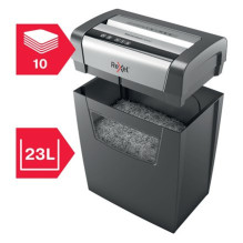 Rexel Momentum X410 paper shredder Particle-cut shredding Black, Grey