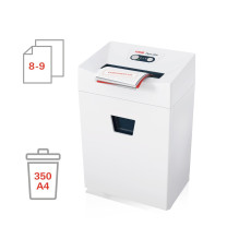 HSM Pure 320 paper shredder Particle-cut shredding 55 dB 3 cm White