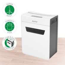 Leitz Shredder IQ Protect Premium 8X, P4, 8 lakštai, 14 l krepšelis