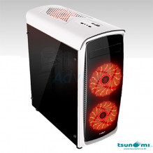 X7 white LED Desktop case