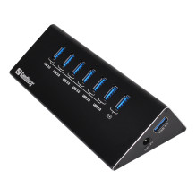 Sandberg 133-82 USB 3.0 Hub 6+1 Ports