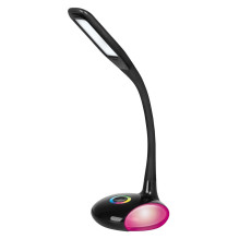 Activejet LED stalinė lempa VENUS BLACK su RGB pagrindu
