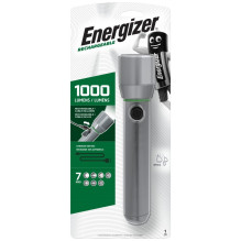 Energizer Metal Vision HD įkraunamas LED rankinis žibintuvėlis 1000 LM, USB įkrovimas