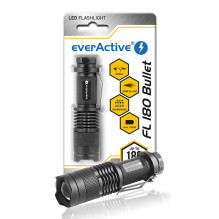 LED rankinis žibintuvėlis everActive FL-180 &quot;Bullet&quot; su CREE XP-E2 LED