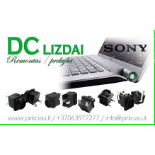 Sony Vaio 6.5x.4.4mm PCG-Z1A, PCG-Z1, PCG-Z505 nešiojamo kompiuterio DC maitinimo lizdas