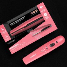 Revamp ST-1700PK-EB Progloss Liberate Cordless Ceramic Compact Hair Straightener Pink