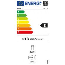 167 cm aukščio šaldytuvas be šaldymo kameros Indesit SI6 2 W