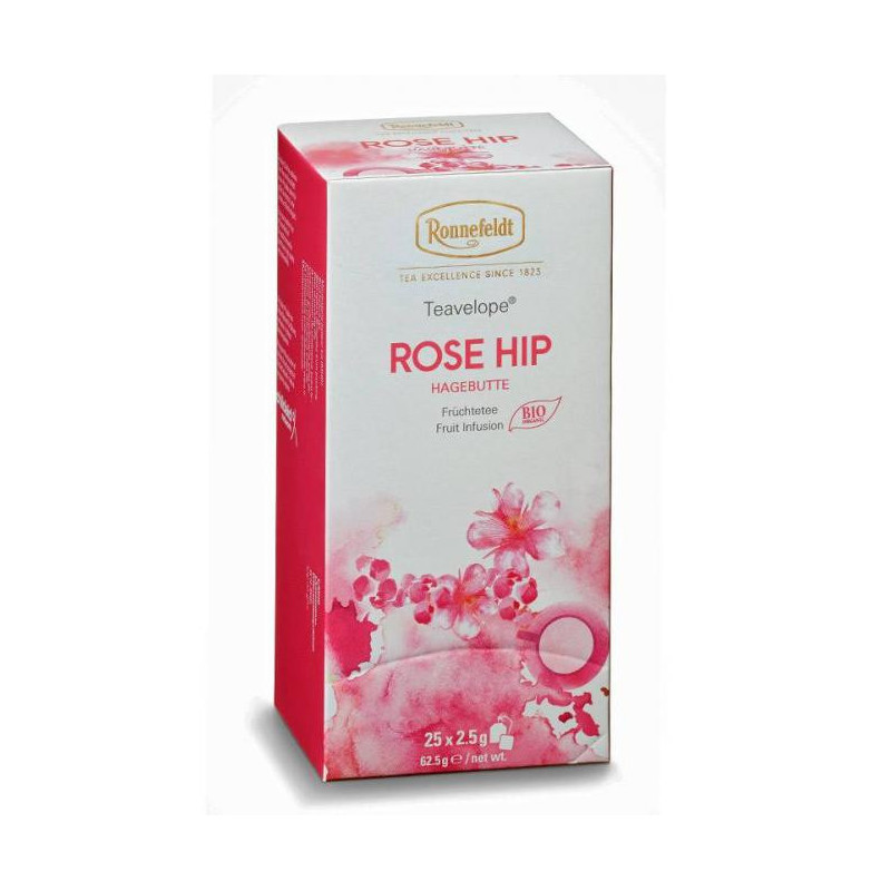 Teavelope® vaisinė arbata Rose Hip 25 vnt.