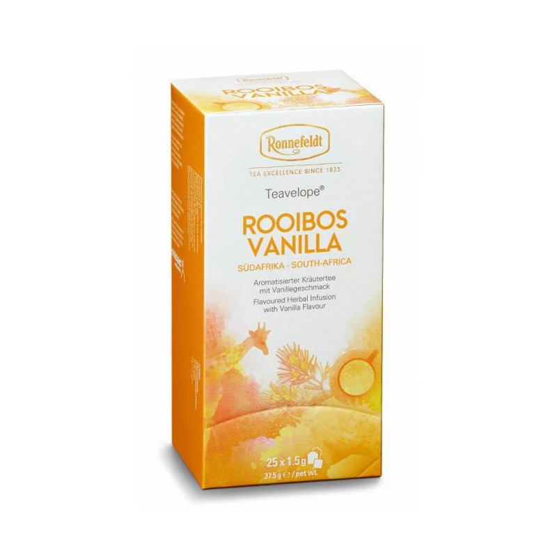 Teavelope® fruit tea Rooibos Vanilla 25 pcs.