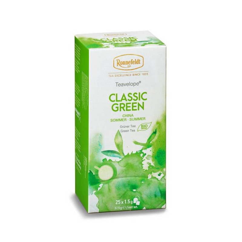 Teavelope® žalioji arbata Classic Green 25 vnt.
