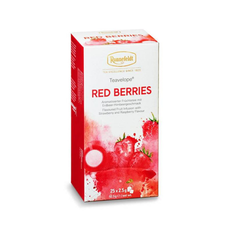 Teavelope® vaisinė arbata Red Berries 25 vnt.