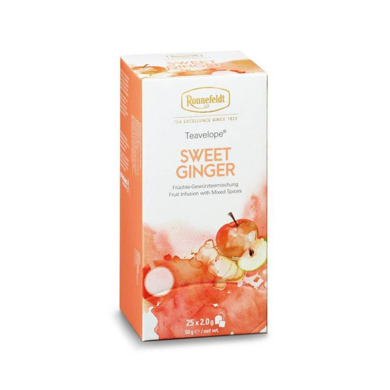 Teavelope® vaisinė arbata Sweet Ginger 25 vnt.