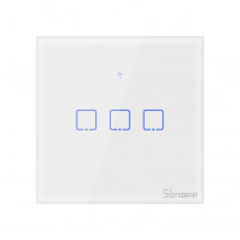Smart Switch WiFi Sonoff T0 EU TX (3 kanalai)