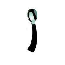 Curved spoon for right-handed person