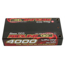 Lipo Battery Gens Ace Redline Series 4000mAh 7.6V 130C 2S1P HardCase HV