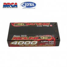Lipo Battery Gens Ace Redline Series 4000mAh 7.6V 130C 2S1P Hard Case HV