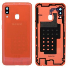 Back cover for Samsung A202 A20e 2019 Coral Orange original (used Grade B)