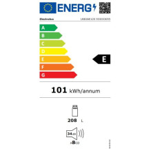 122 cm aukščio įmontuojamas šaldytuvas be šaldiklio Electrolux LRB3AE12S