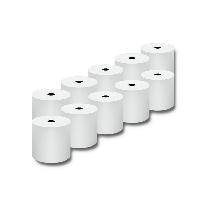 Qoltec 51892 Thermal roll 80 x 80 , 55g / m2 , 10pcs , BPA free