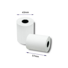 Qoltec 51896 Thermal roll 57 x 20 , 55g / m2 , 10 pcs. , BPA free