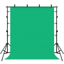 Fotostudijos fono palaikymas Puluz 2x2m + Backdrops 3 vnt PKT5204