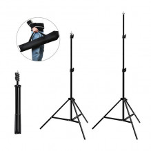 Fotostudijos fono palaikymas Puluz 2x2m + Backdrops 3 vnt PKT5204