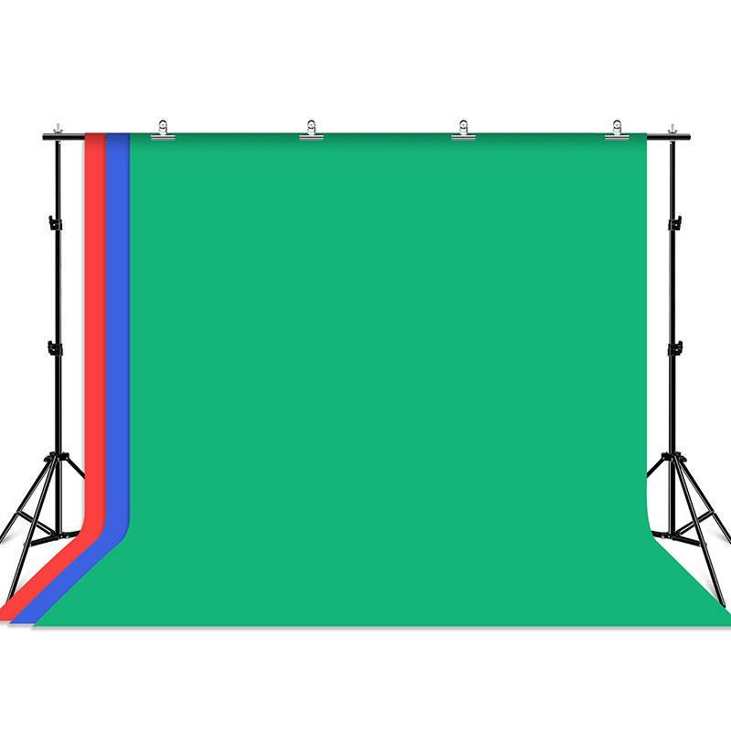 Photo studio background support Puluz 2x3m + Backdrops 3 pcs PKT5205