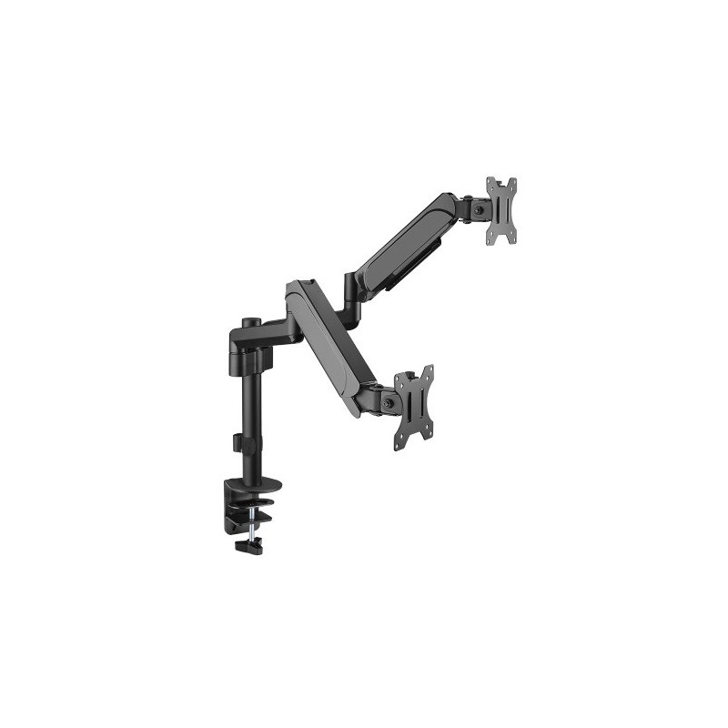 Dual 17”-32” Monitor Spring-Assisted Arm Mount