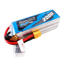 Gens ace 2000mAh 22.8V 60C 6S1P aukštos įtampos Lipo akumuliatorių paketas su XT60 kištuku