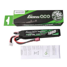 Gens ace 25C 1000mAh 3S1P 11.1V Nunchuck 3X Airsoft Gun Lipo baterija su T kištuku