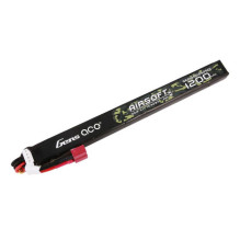 Gens Ace 25C 1200mAh 3S1P 11.1V Airsoft Gun Lipo baterija su T kištuku Ilgo dydžio