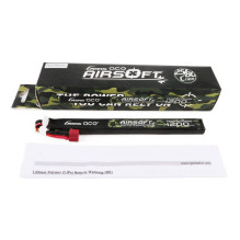 Gens Ace 25C 1200mAh 3S1P 11.1V Airsoft Gun Lipo baterija su T kištuku Ilgo dydžio