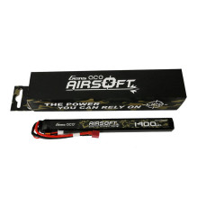 Gens ace 25C 1400mAh 3S1P 11.1V Airsoft Gun Lipo Battery with T Plug