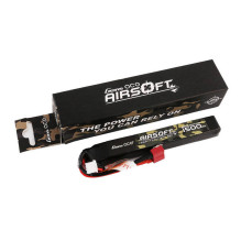 Gens ace 25C 1500mAh 2S1P 7.4V Airsoft Gun Lipo baterija su T kištuku