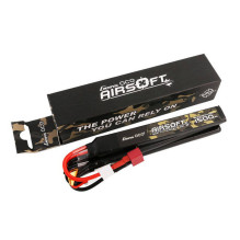 Gens ace 25C 1500mAh 3S1P 11.1V Nunchuck 3X Airsoft Gun Lipo baterija su T kištuku