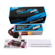 Gens ace G-Tech 2500mAh 22,2V 80C 6S1P Lipo baterijų paketas su XT60 kištuku